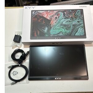 KYY K3 15.6" Portable Monitor FHD 1080P USB-C HDMI IPS Display Screen‎